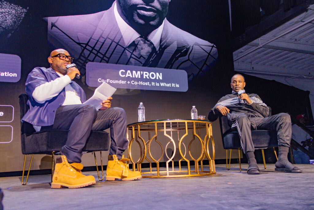 Steve Stoute sitting down with Cam'ron at 2024 SelectCon NYC
