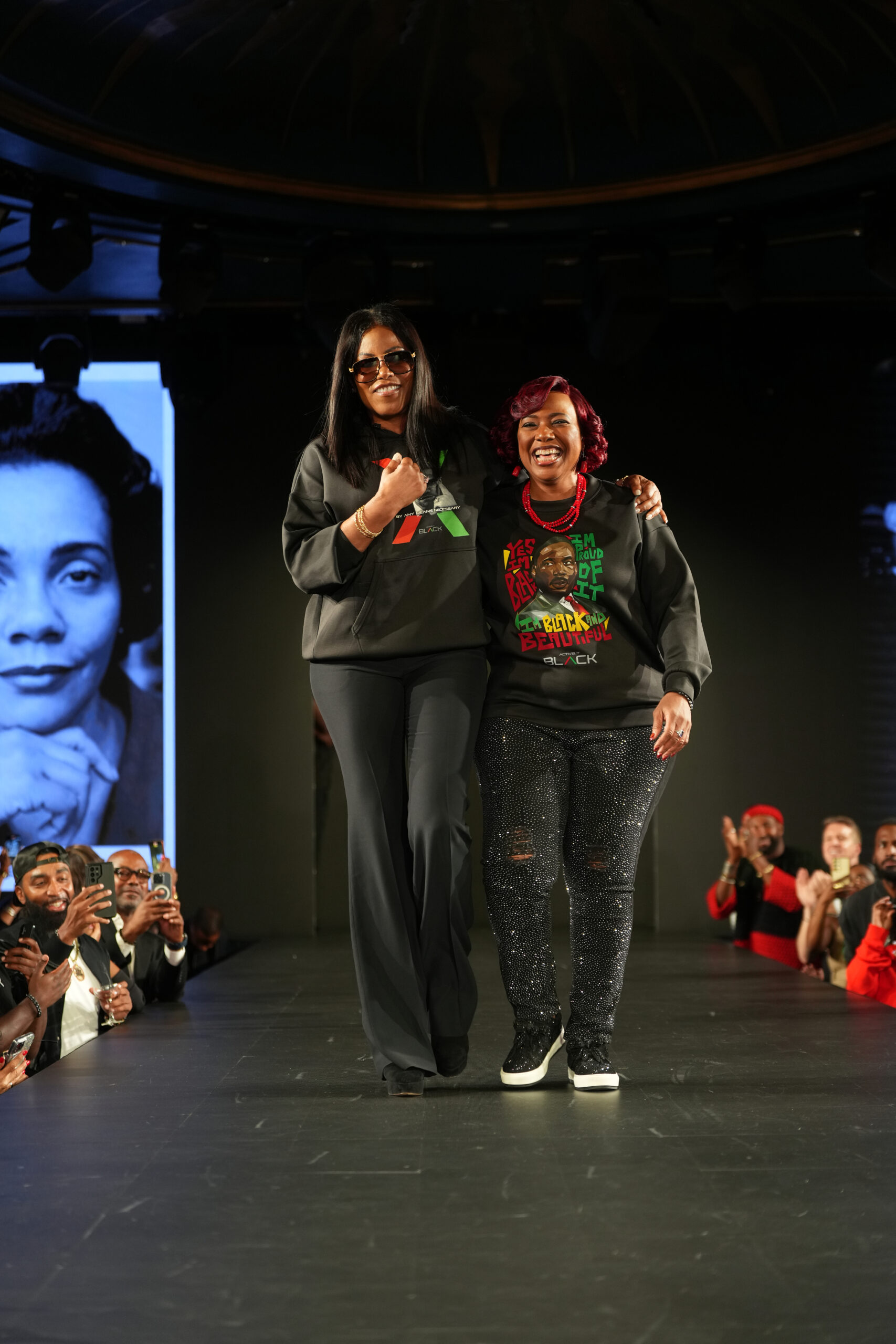 Dr.BerniceKing and Ilyasah Shabazz